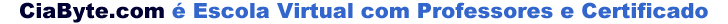 Cursos de Informática, Design Gráfico e Web, com Certificado