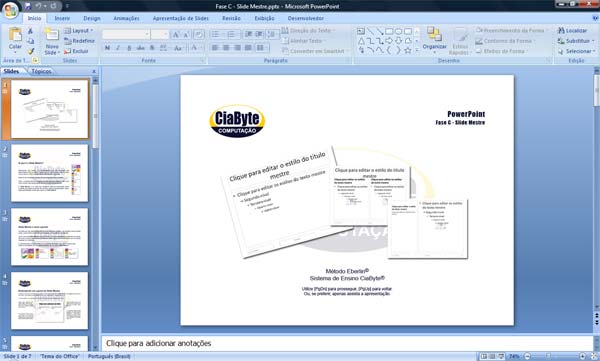 PowerPoint - Área de Trabalho