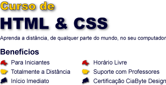 Curso de HTML5 + CSS3 a Distância Online