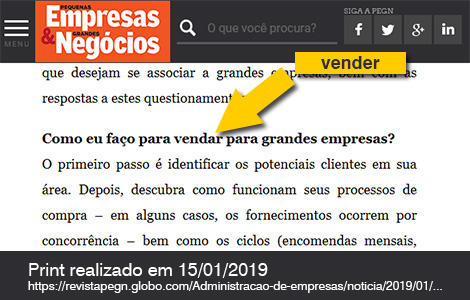 Exemplo de erro ortográfico na Internet